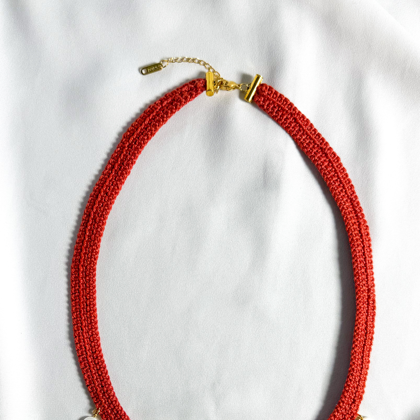 Colar Crochet - Terracota