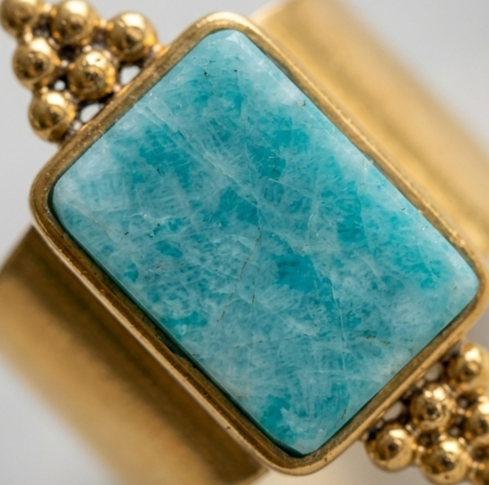 Anel Ajustável Royal Amazonite