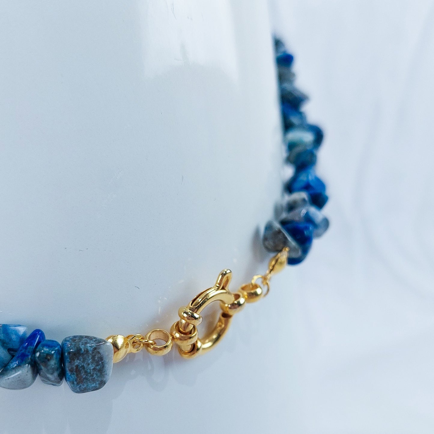 Colar Fragmentos - Sodalite