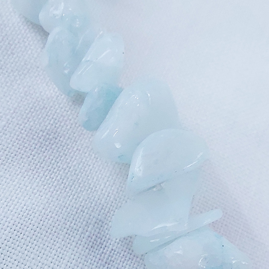 Colar Fragmentos - Água Marinha