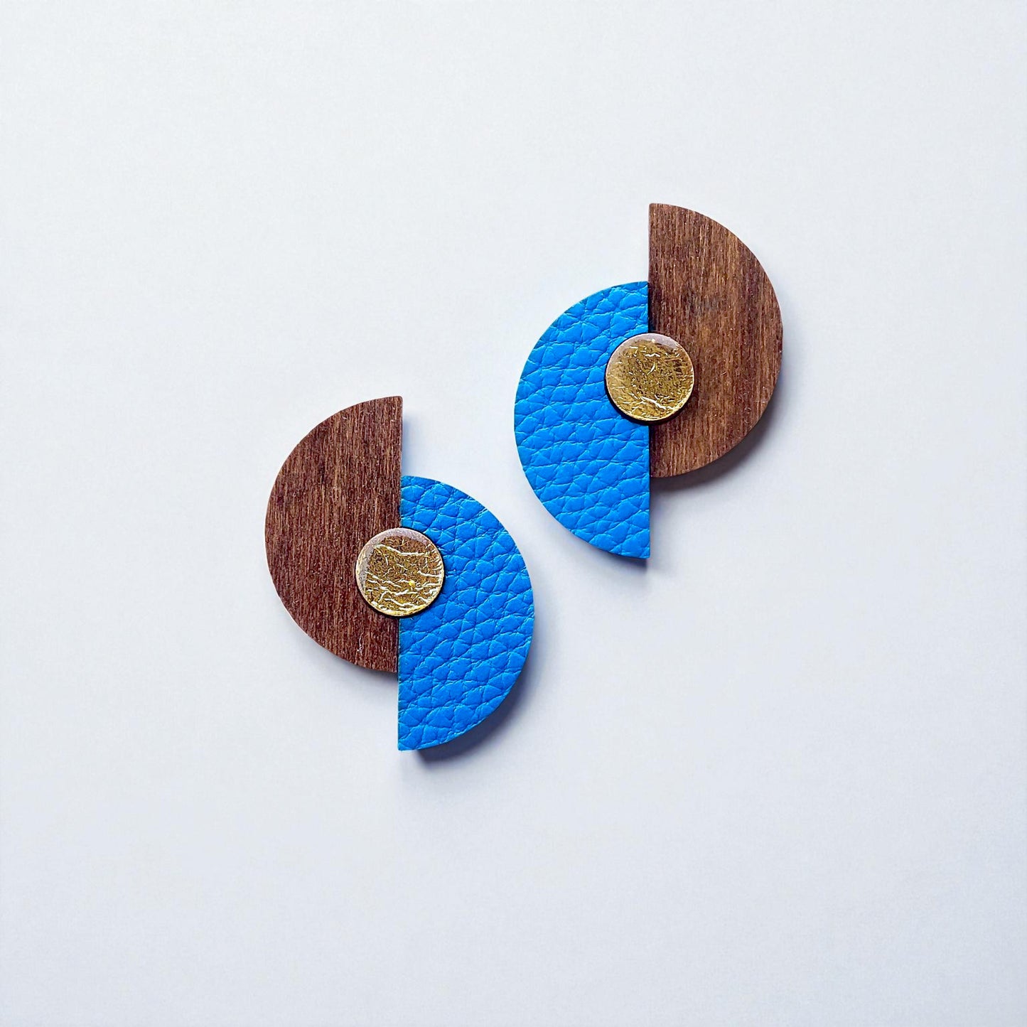 Brincos de Madeira Duo